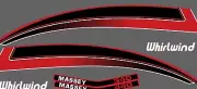 1977 Massey Ferguson Whirlwind Hood Decals