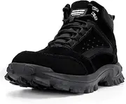 [ZBVB] Steel Toe Boots for Men Work Safety Boots Indestructible Shoes Industrial Construction Boot Comfortable Puncture Resistant Lightweight Work Boots