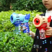 Electric Bubble Machine Automatic Bubble Blower Soap water Bubbles Maker Gun Toy