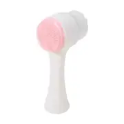 Duo Face Cleanser Skincare Cleansing Brush Cleanse And Exfoliate Skin - White