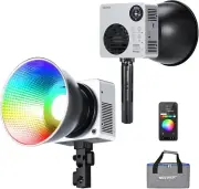 NEEWER HB80C RGBWW LED Video Light with Built-in 72Wh Battery & 100W PD Fast Cha
