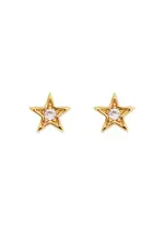 Kate Spade New York Set In Stone Crystal-embellished Stud Earrings - Gold ONE SIZE