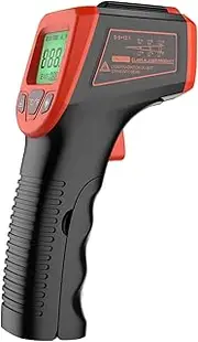 Leeofty Infrared Thermometer, Non-Contact Digital Temperature Gun -58°F to 1112°F (-50°C to 600°C) with LCD Display,red