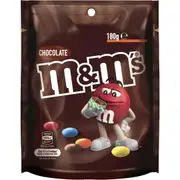 M&Ms Milk Chocolate Flavour Chocolate Buttons Candy Bag 180g