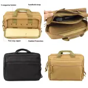 Pistol Handgun Holder Gun Bag 5 Magazine Pouch Carrier Hunting Shooting Outdoor