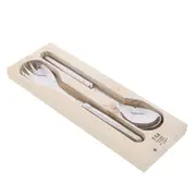 Jean Dubost Laguiole Simplicite - 2pc Salad Server Set Stainless Steel