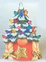 Ceramic Bisque Ready to Paint Girl Christmas Ornament Gnome plastic lights inc