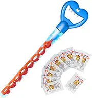 Valentine's Day Bubble Wands | Heart Design Bubble Wands Party Favors - Fidget Toys for Easter Basket Goodie Bag Stuffers