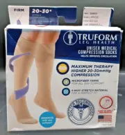 Truform Leg Health Unisex Compression Socks - LARGE 20-30mmHg FIRM PICK COLOR