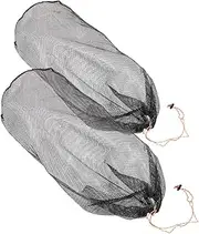 2Pcs Mesh Storage Bags for Sleeping Bags Breathable Drawstring Sack for Camping Gear Organization for Travel Drawstring Bag Keeps Items Dry and Fresh