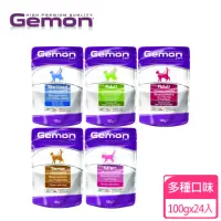 在飛比找momo購物網優惠-【Gemon 啟蒙】無穀主食貓餐包100g/24入(主食餐 