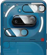 QWFORQW -3 Pack- Camera Lens Protector for Nothing Phone (3a) 5G, Tempered Glass Lens Film [9H, Anti-Scratch, HD, Ultra Thin] Nothing Phone (3a) Camera Lens Protector (Black)