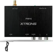 XTRONS Car Digital DVB-T/T2 TV Box Freeview HDMI HD USB TV Tuner Receiver for Car Stereo DVD Player Truck Bus Vehicles