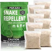 Pufado Snake Repellent for Yard Powerful, Outdoor Snake Away Repellent, Snakes Repellents for Outdoor Pet Safe, Yard Snake Out Repellant Effectively, Snake Repellant Outdoor and Home-8 Pouches