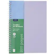 J.Burrows A5 Recycled PP Notebook 200 Page Purple