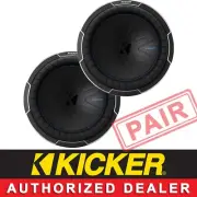 2 KICKER 51CWQ122 CAR AUDIO 12"COMPQ SUBWOOFER/SUB WOOFER DUAL 2-OHM CWQ122 PAIR