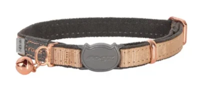 Rogz Urbancat Safeloc Collar For Cats - Gold Rush