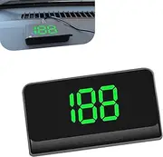 Diamall Heads up Display for Cars, USB Plug and Play Windshield Projection Heads Up Display, Digital Speedometer HUD with MPH, Large Font Display Car Speed Meter for All Vehicles (Black)