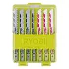 Ryobi RAK10JSB 10 Universal Blades HCS BiM Jigsaw 6/10/14/18/24TPI