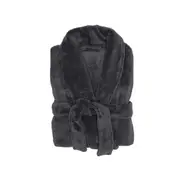 Bambury Microplush Super Soft Unisex Bathrobe Charcoal-Large/Extra-Large