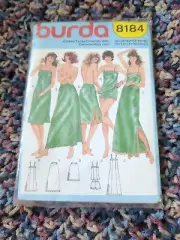 Burda 8184 Women's Lingerie Sew Pattern 10-20 Slips, Tap Pants, Cami, Niglegee
