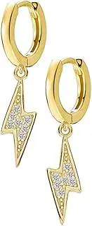 [SOESFOUFU] 1 Pair Diamond Earrings Dangle Earrings for Women Gold Huggie Hoop Earrings for Women Diamond Dangle Earrings Womens Diamond Earrings Ear Rings Fashion Jewelry for Women