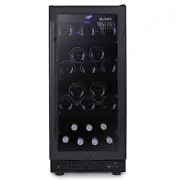 Husky 80L Single Zone Wine Fridge in Black HUSWS-33SMBZY
