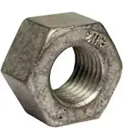 2"-4 1/2 Heavy Hex Nut, Hot Dip Galvanized, Coarse, A194 / SA 194 2H (1 pc)