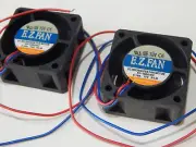 2 PIECES OF COMMONWEALTH FP-108G/DC FAN 12VDC 0.21A 40 X 40 X 20mm