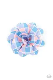 Paparazzi Pink and Blue Flower Hair Clip NEW