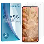 [2 Pack] Google Pixel 8 (6.2”) Tempered Glass Crystal Clear Premium 9H HD Screen Protector by MEZON – Case Friendly, Shock Absorption (Pixel 8, 9H) – FREE EXPRESS