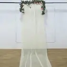 IVORY 5ft x 14ft Premium Chiffon SHEER CURTAIN Window Drape Panel Party Events