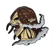 Attack On Titan Eren Yeager Shingeki No Kyojin Enamel Metal Pin New