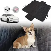 AOSKonology BestEvMod Tesla Model 3 2017-2024 Model Y 2020-2024 Rear Seat Pet Cover, Waterproof Scratch Proof Nonslip Pet Dog Back Seat Covers Hammock for Model 3 Y Winter Accessories