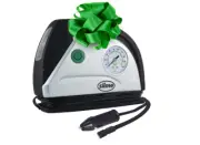 Portable Air Compressor Tire Inflator Long Hose LED Light Dial Gauge 12V 100 PSI