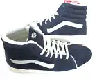 Vans Men's Sk8-Hi Cozy Hug Lined Parisian Night Blue White shoes Size 12 NIB