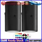 LF# US Plug Socket Wall Lamp Remote Control RGB Dimmable LED Night Light (2Pcs)