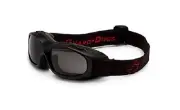 NEW Guard-Dogs Evader I MATTE BLACK Frame PLUM MIRROR w/ FogStopper & Warranty