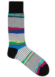 Paul Smith Eli Striped Stretch-cotton Socks - Multicoloured - One Size ONE SIZE