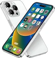 Dummy Fake Prop Phone Case Compatible with Phone 14 Pro Non-Working Store Display Phones Kids Pretend Play Phone That Look Real (for 14 Pro Silver Color Screen)
