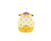 Baby Bibs Waterproof And Wipeable-Eat And Play Smock Apron - Bright Yellow