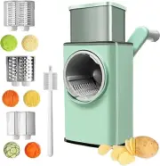 Cheese Grater with 3 Blades - Mandoline Vegetable Slicer Vegetable Chopper wi...