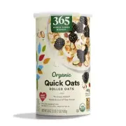 , Organic Rolled Quick Oats, 18 Ounce