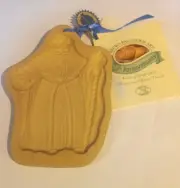 1998 #1 Celestial Santa Christmas Brown Bag Cookie Mold Hill Design