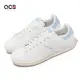 adidas 休閒鞋 Stan Smith W 女鞋 白 藍 皮革 三葉草 愛迪達 IE9646