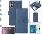 For iPhone 16e 15 14 13 12 11 MAX X XR 8 Magnetic Leather DETACHABLE Wallet CASE