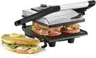 Panini Press, Sandwich Maker and Electric Indoor Grill with Double Nonstick Plat