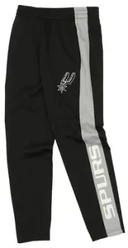 OuterStuff NBA Youth Boys Side Stripe Slim Fit Performance Pant, San Antonio Spu
