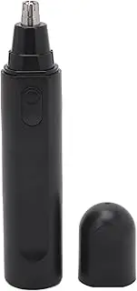 Nose Hair Trimmer, Professional Painless Portable Ear and Nose Hair Trimmer 2 in 1 Battery-Operated Easy Cleansing Nose Hair Clipper with Brush for Men Women, Facial Hair, Ear Hair (B1)