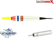 HIGH VISIBILITY FLURO GREEN LED LIGHT FISHING FLOAT 3.75 GRAM BLACKFISH FFL375G